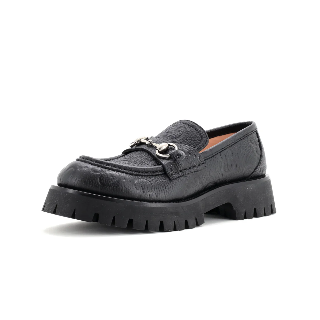Women's Harald Horsebit Loafers GG Embossed Leather - Deep Luxury