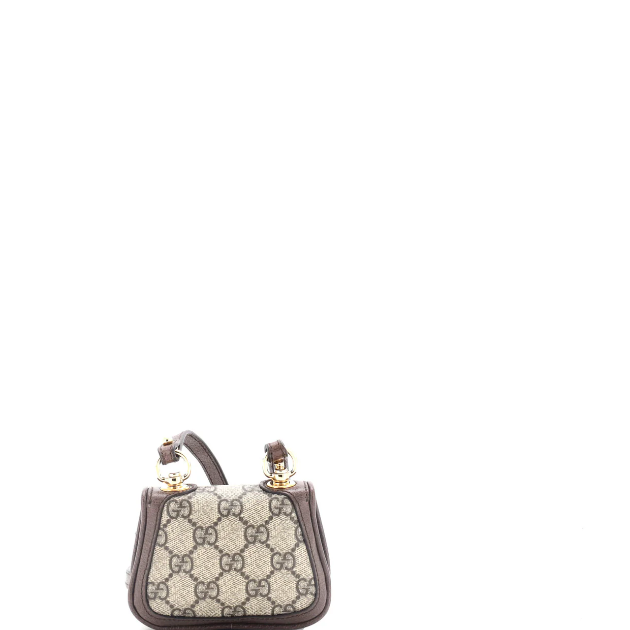 Blondie NM Card Case Wallet with Strap GG Coated Canvas - Deep Luxury