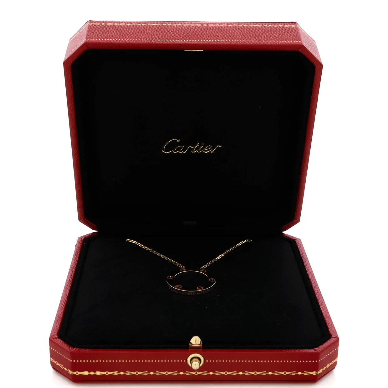 Love Pendant Necklace 18K Yellow Gold - Deep Luxury