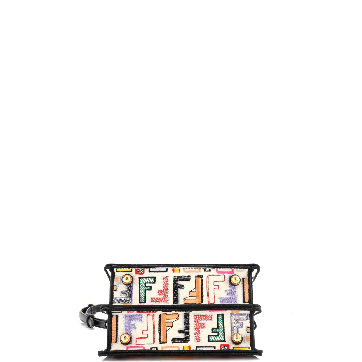 Peekaboo ISeeU Bag Embroidered Zucca Canvas Petite - Deep Luxury