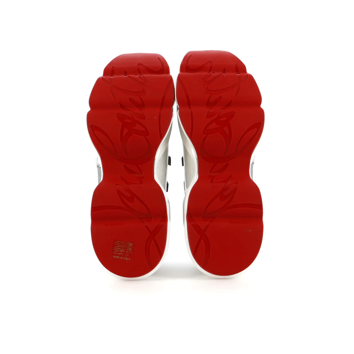 Women's Red Runner Donna Sneakers Leather with Fabric - Deep Luxury