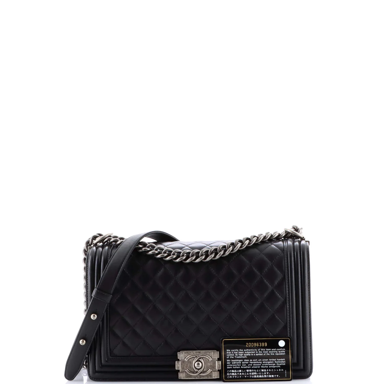 Boy Flap Bag Quilted Lambskin New Medium - Deep Luxury