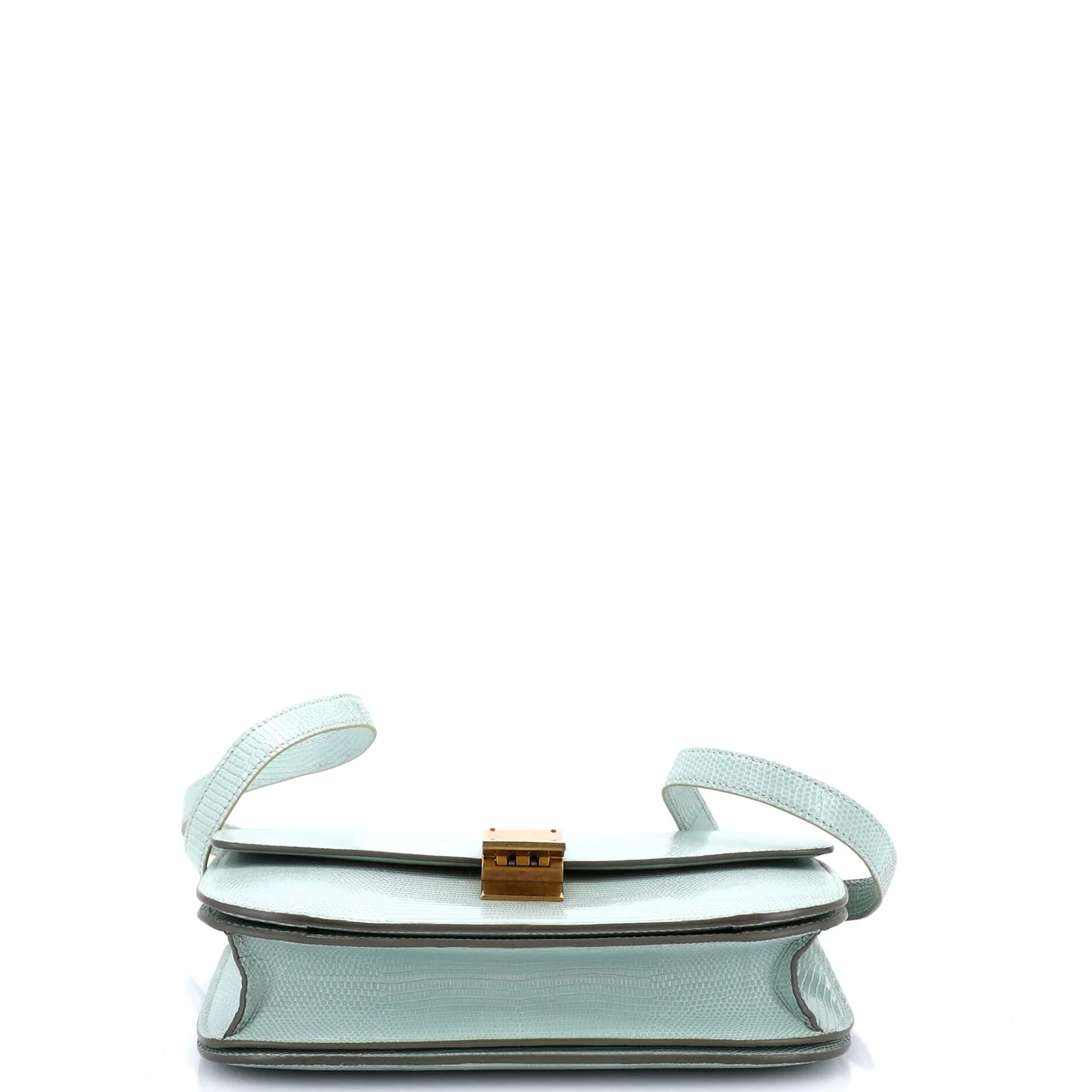 Classic Box Bag Lizard Medium - Deep Luxury