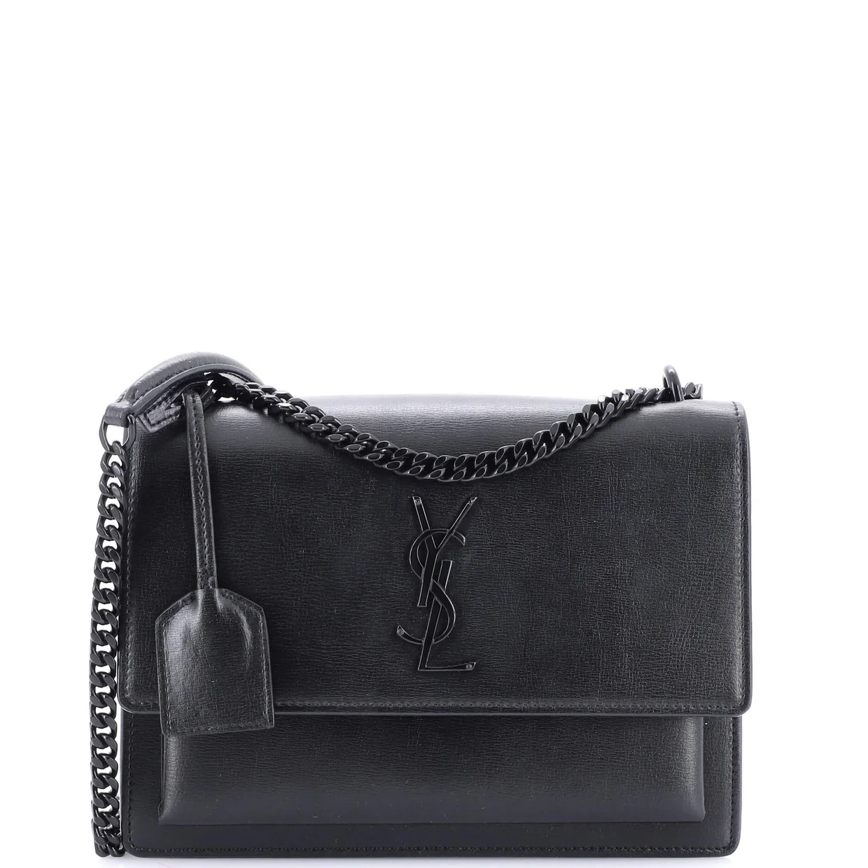 Sunset Crossbody Bag Leather Medium - Deep Luxury