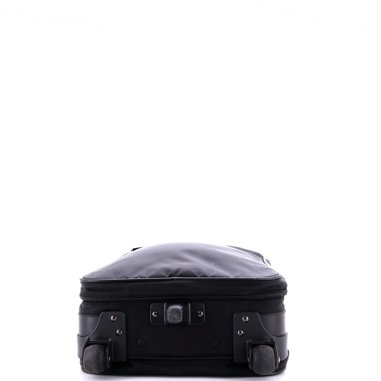 Trolley Rolling Luggage Tessuto and Saffiano Leather Mini - Deep Luxury
