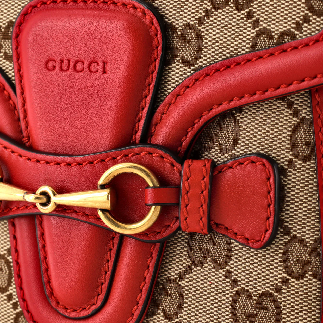 Lady Web Shoulder Bag GG Canvas Small - Deep Luxury