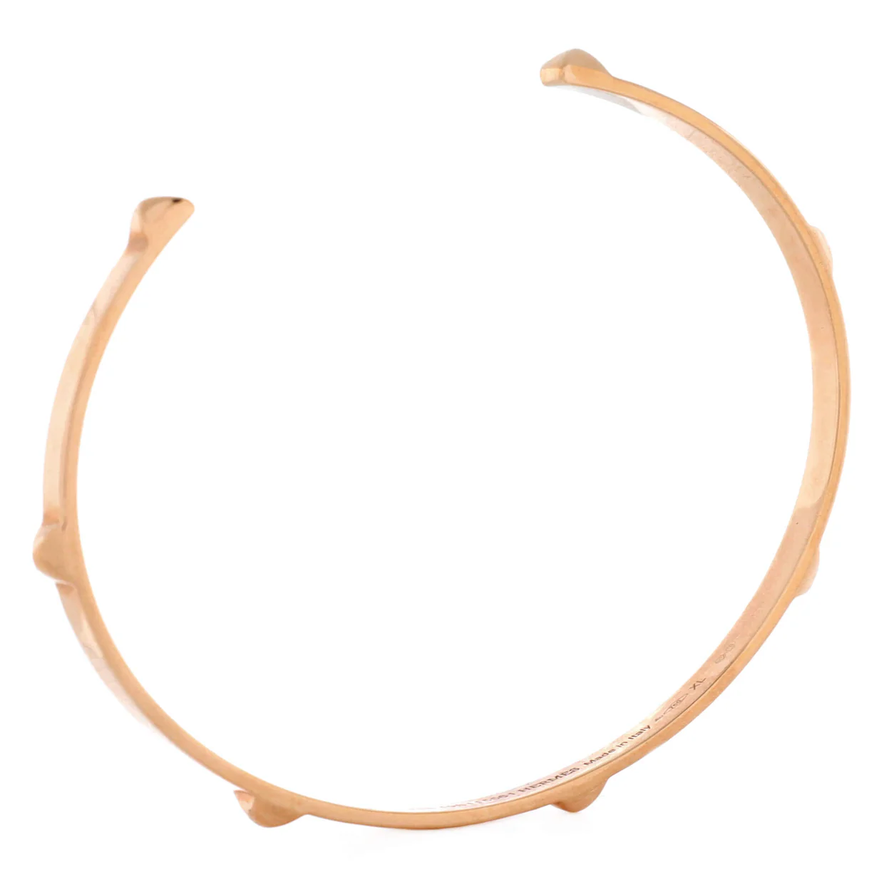 Clous Cuff Bracelet 18K Rose Gold Mini - Deep Luxury