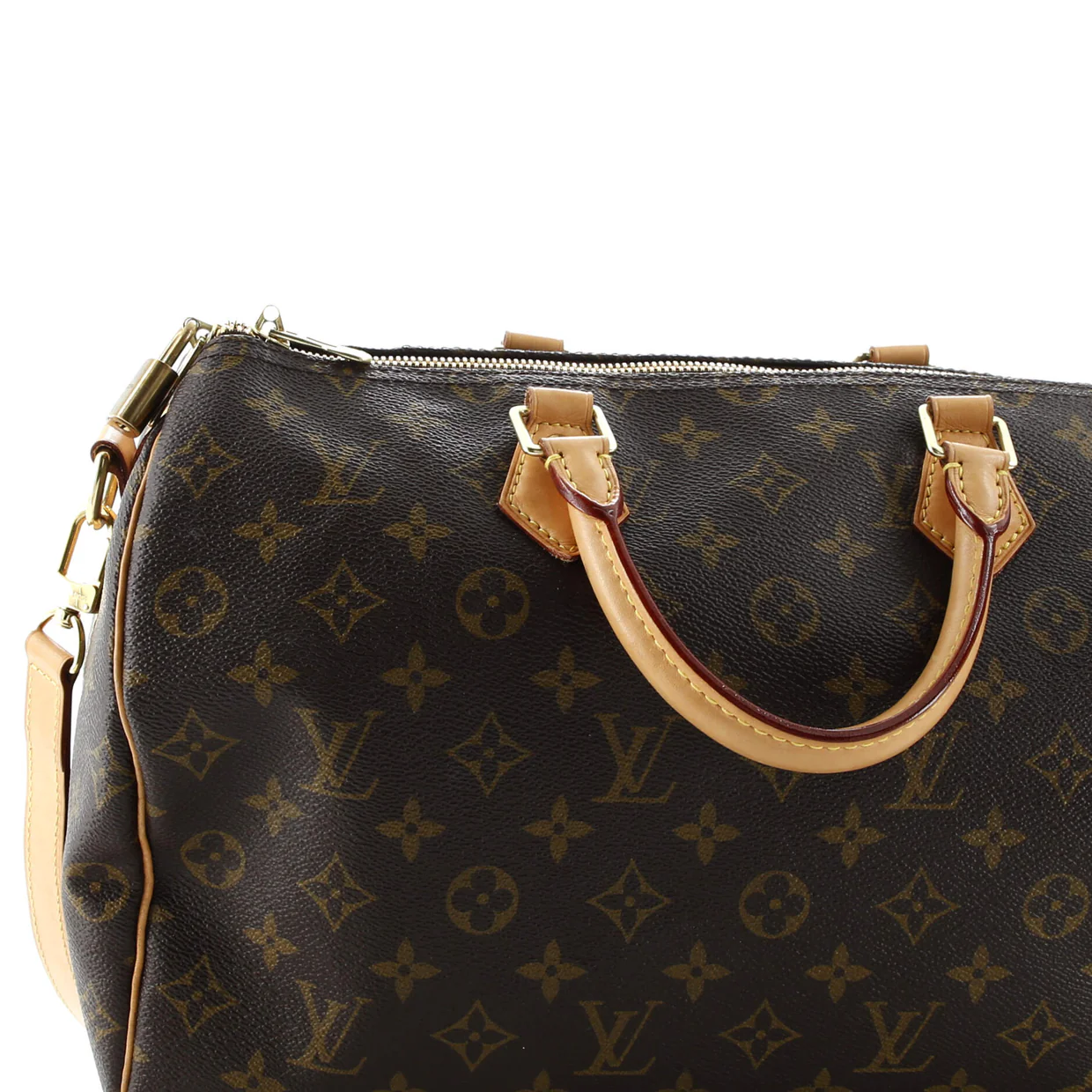 Speedy Bandouliere Bag Monogram Canvas 30 - Deep Luxury