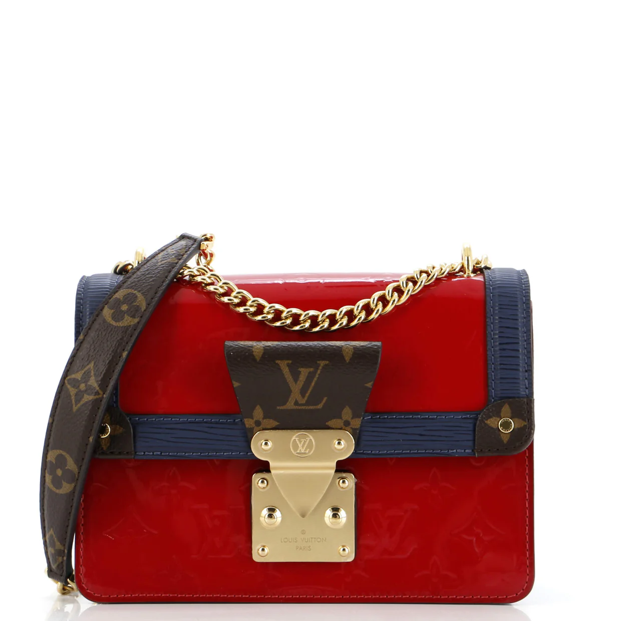 Wynwood Handbag Monogram Vernis with Monogram Canvas and Epi Leather - Deep Luxury