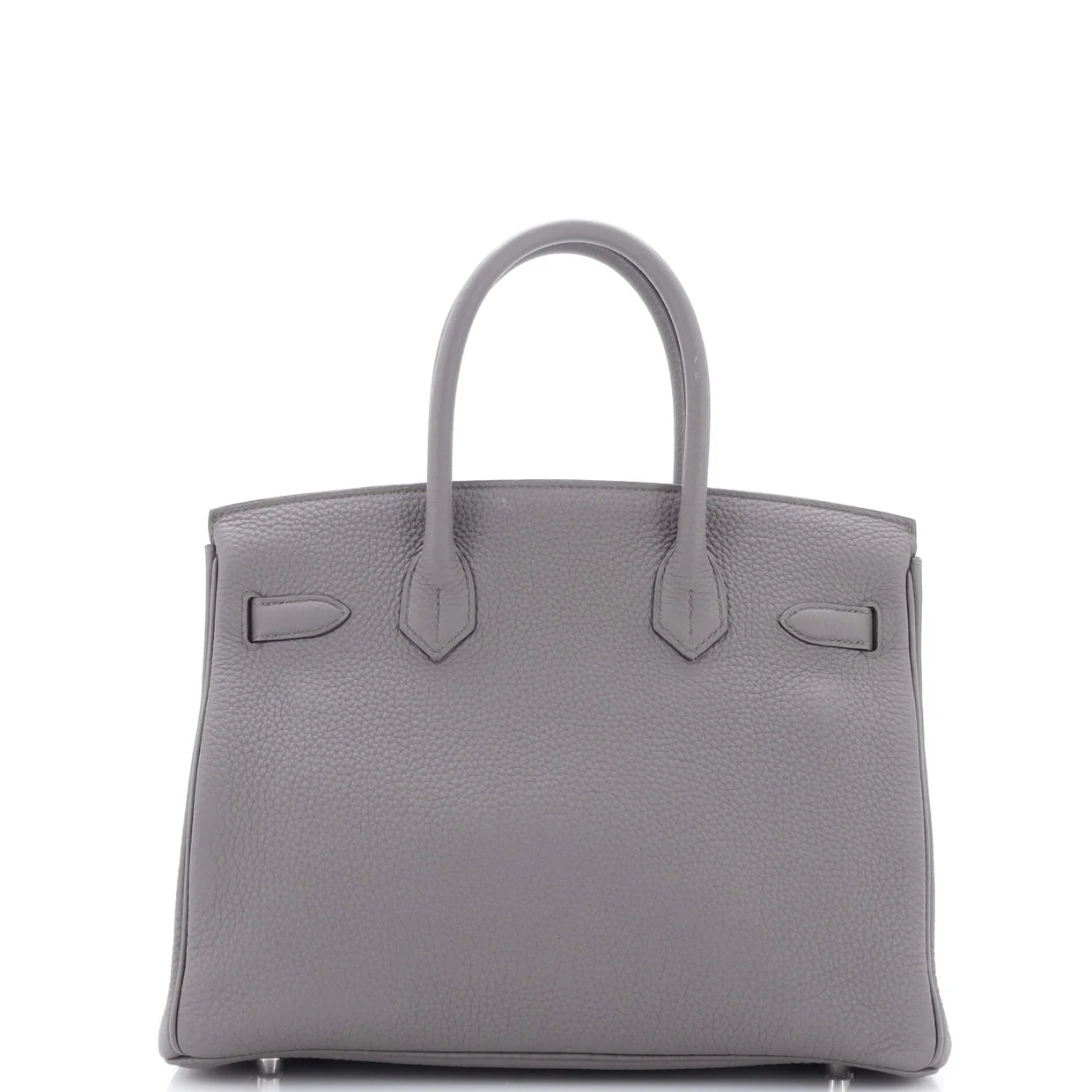Birkin Handbag Grey Togo with Palladium Hardware 30 - Deep Luxury
