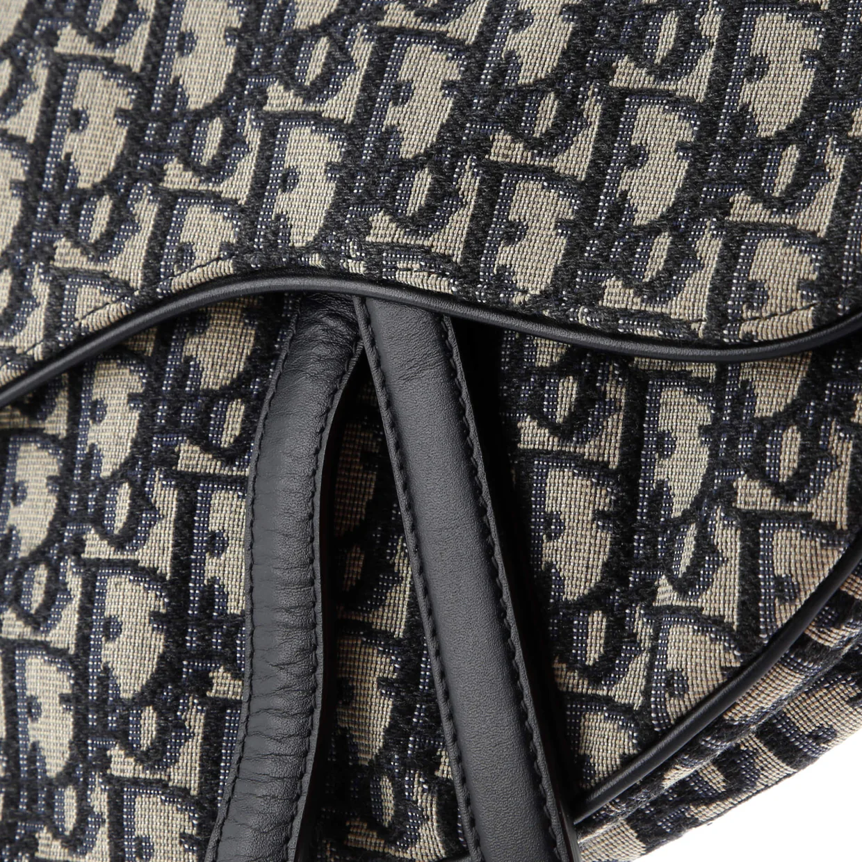 Saddle Handbag Oblique Canvas Medium - Deep Luxury