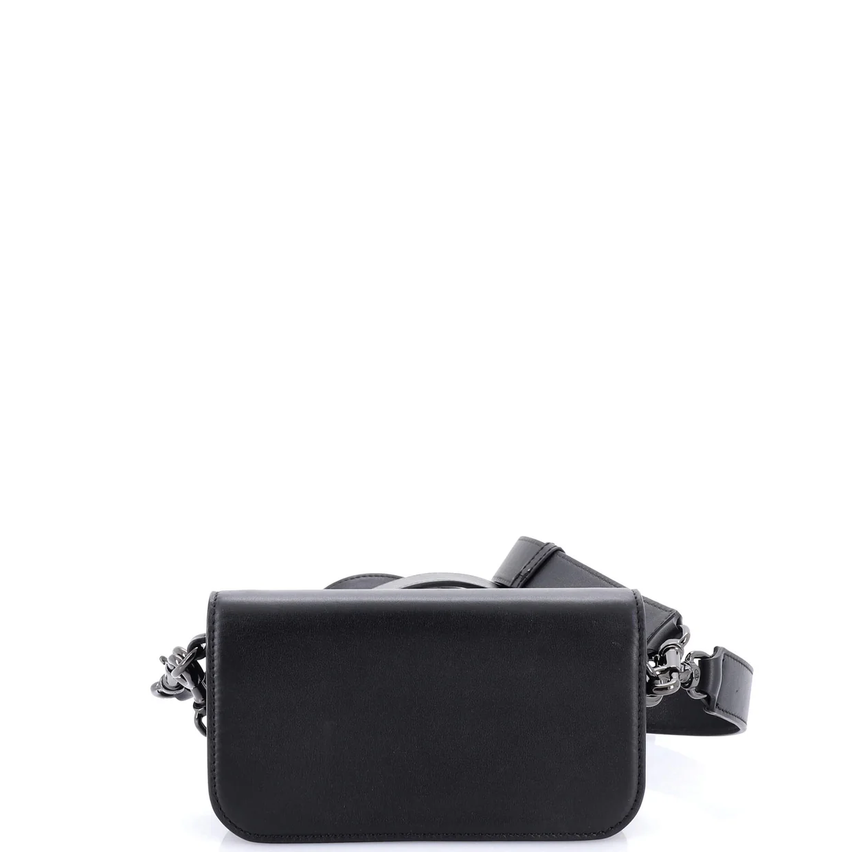 VLogo Flap Shoulder Bag Leather Mini - Deep Luxury