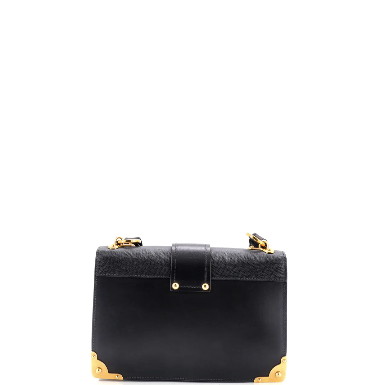 Cahier Crossbody Bag City Calf and Saffiano Large - Deep Luxury
