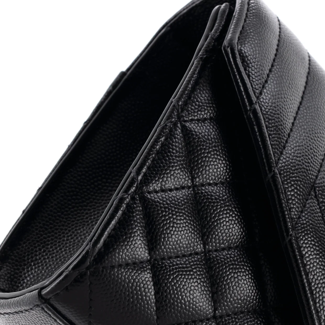 Classic Monogram Envelope Satchel Mixed Matelasse Leather Small - Deep Luxury