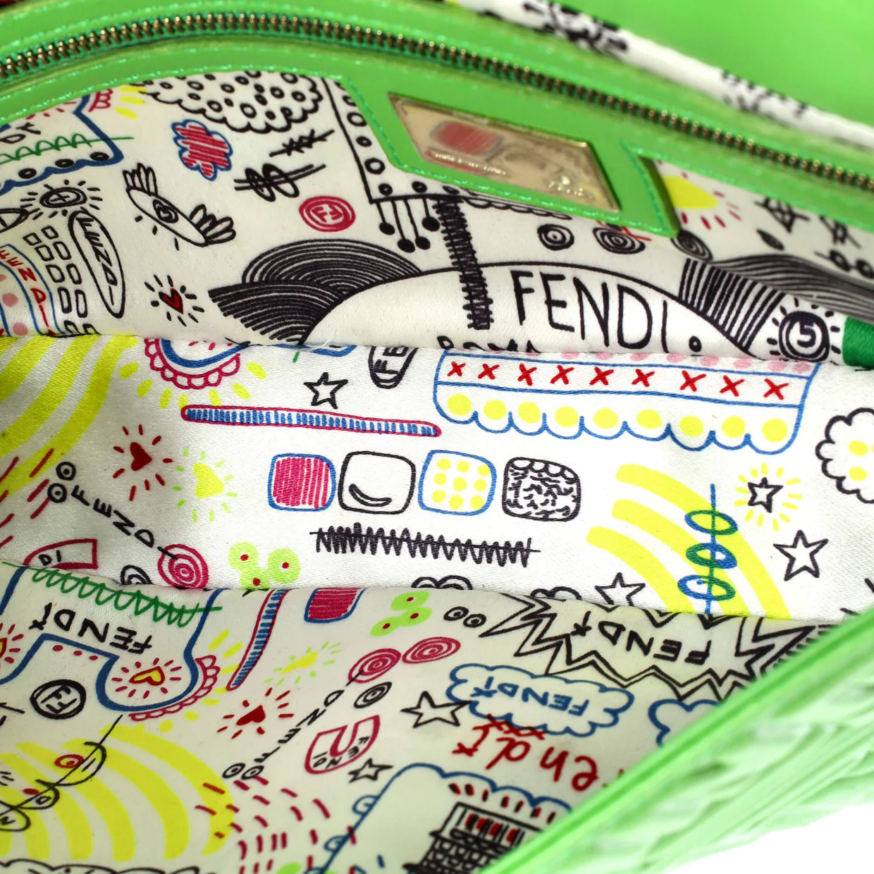 Baguette Bag Logo Embossed Leather Small - Deep Luxury