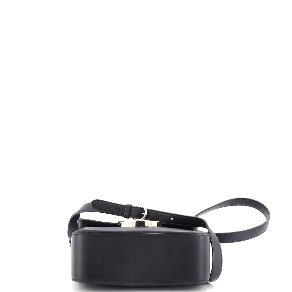 Tassel Gancini Lock Flap Shoulder Bag Leather Medium - Deep Luxury