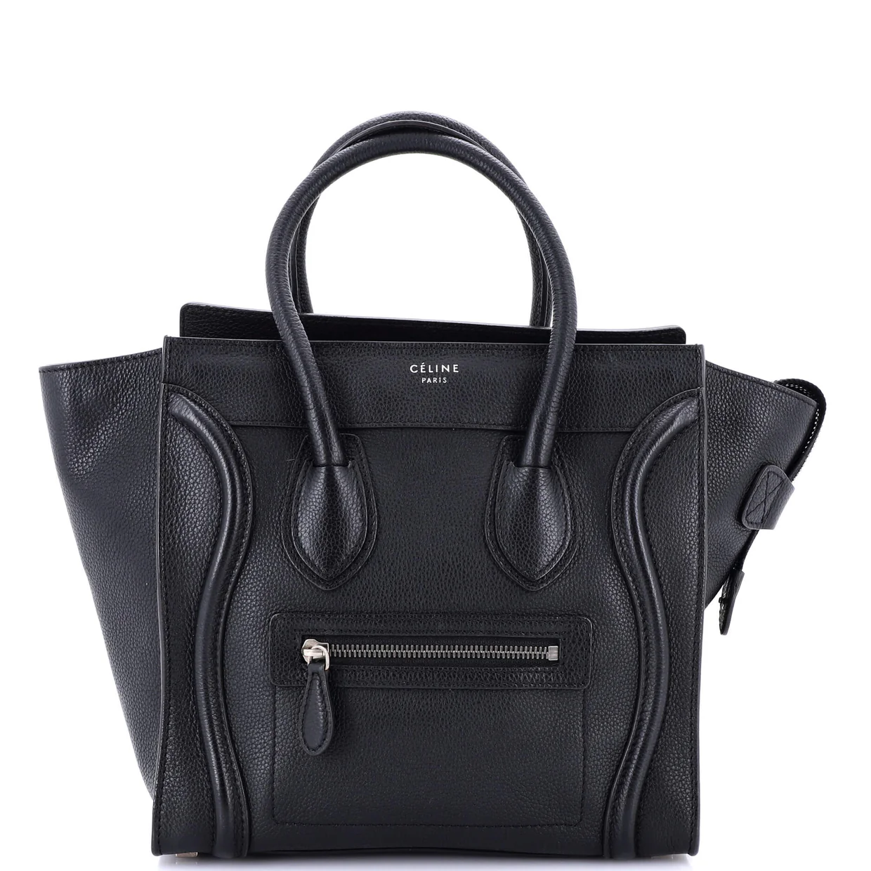 Luggage Bag Grainy Leather Micro - Deep Luxury