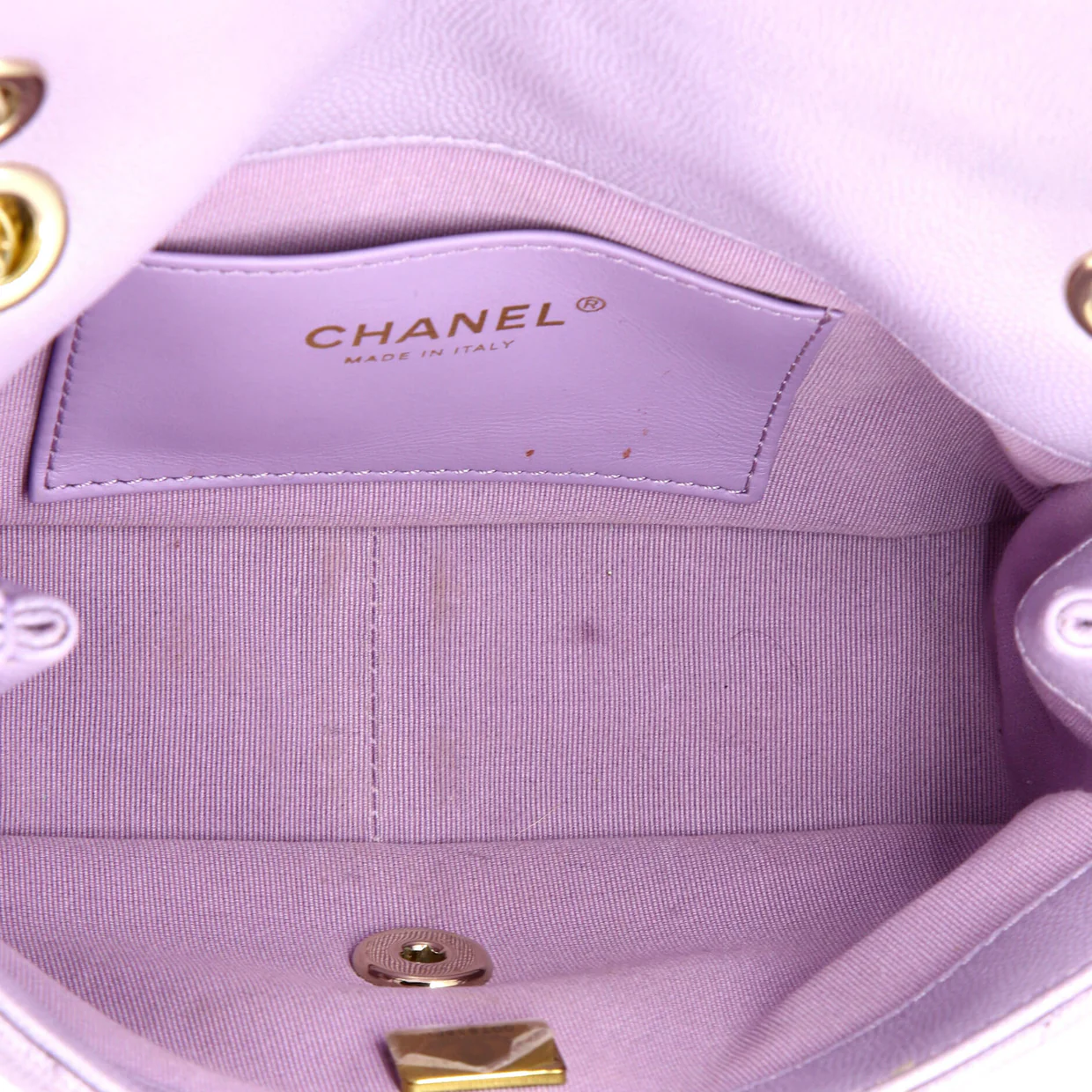 Funky Match Flap Bag Quilted Caviar Mini - Deep Luxury