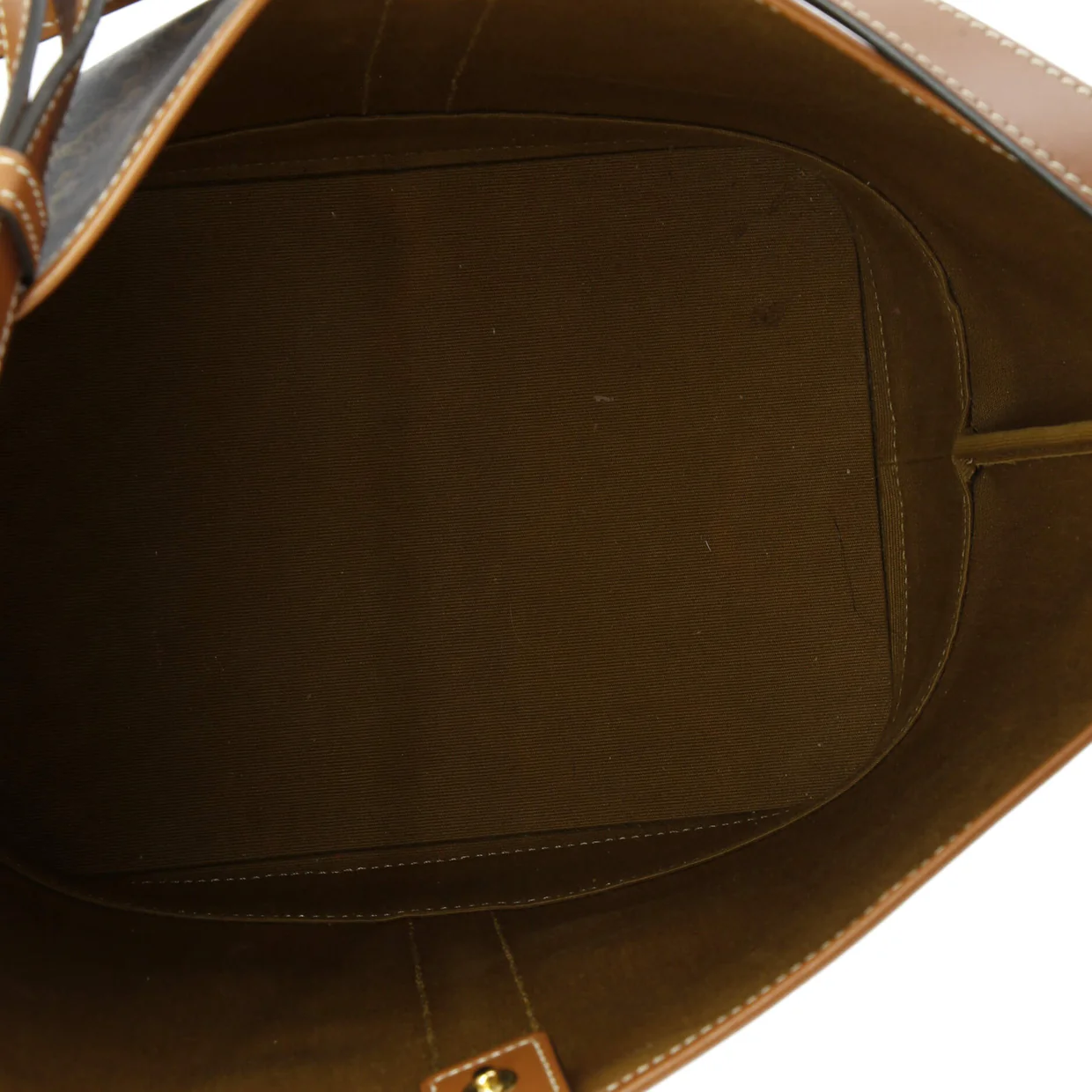 Bucket Bag Triomphe Coated Canvas Medium - Deep Luxury