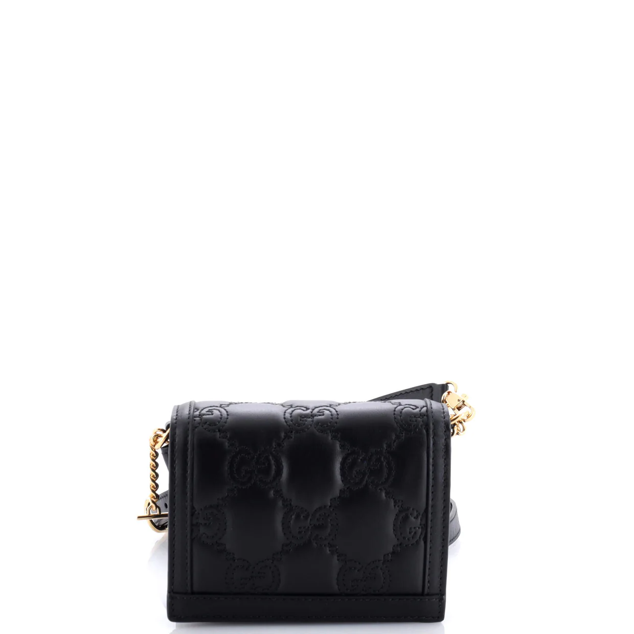 GG Marmont Flap Messenger Bag GG Matelasse Leather Mini - Deep Luxury