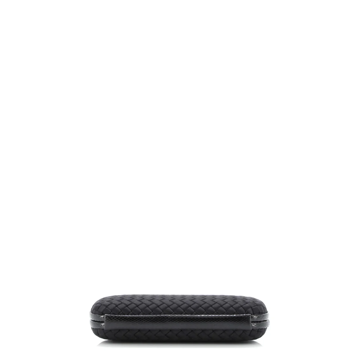 Box Knot Clutch Intrecciato Silk Faille Long - Deep Luxury