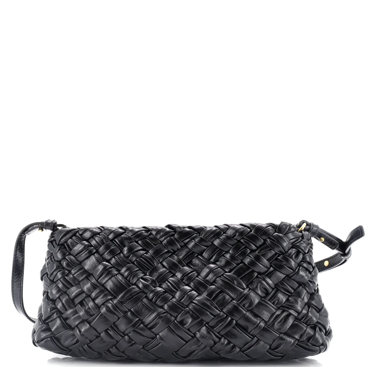 Kalimero Cha-Cha Shoulder Bag Intrecciato Leather - Deep Luxury