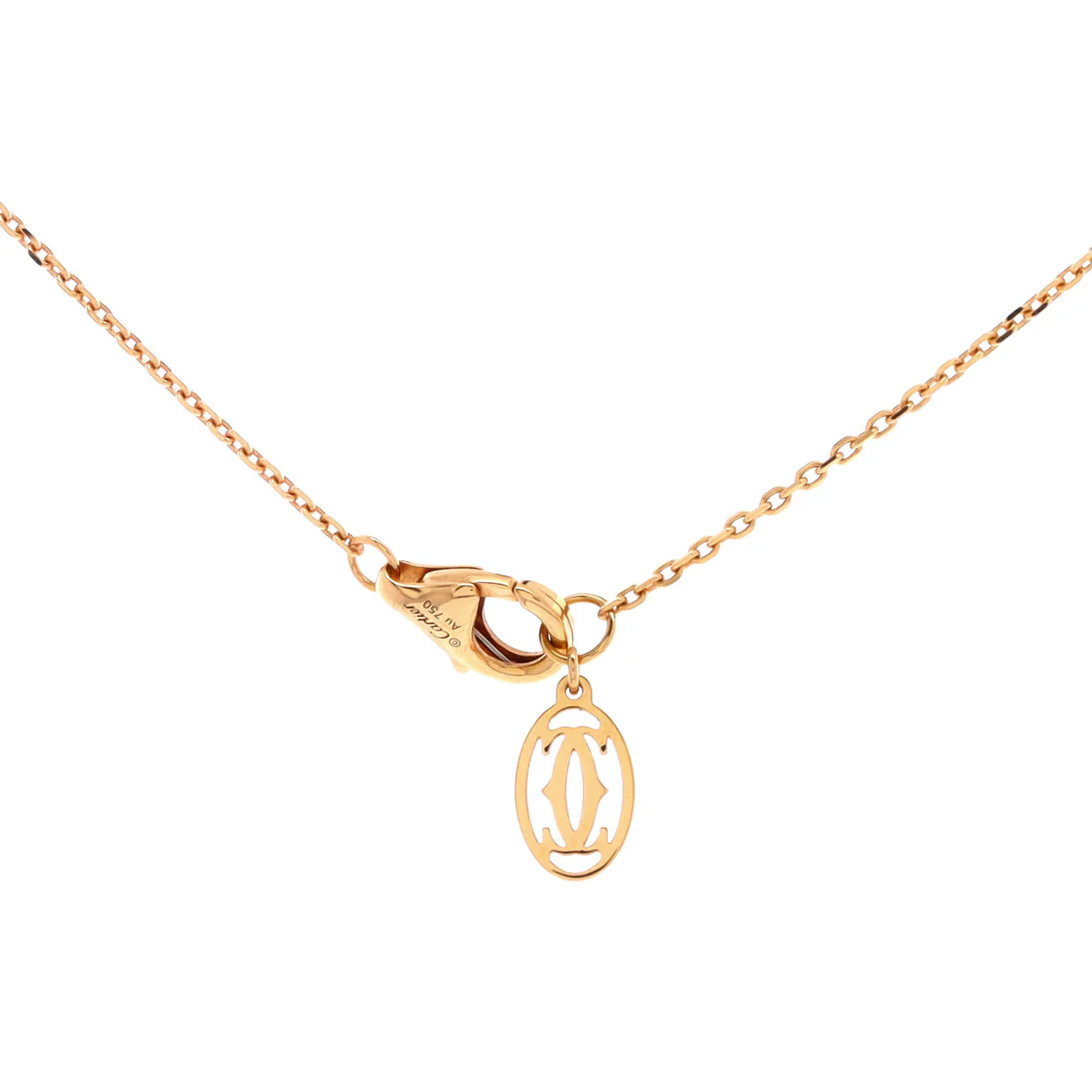 Cartier D'Amour Pendant Necklace 18K Rose Gold with Diamond XS - Deep Luxury