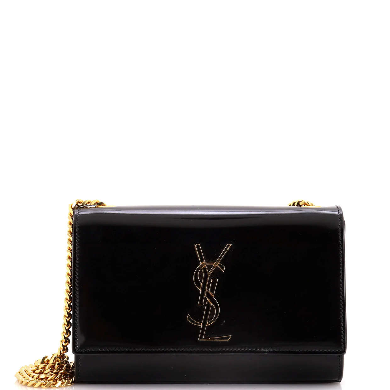 Classic Monogram Crossbody Bag Patent Small - Deep Luxury