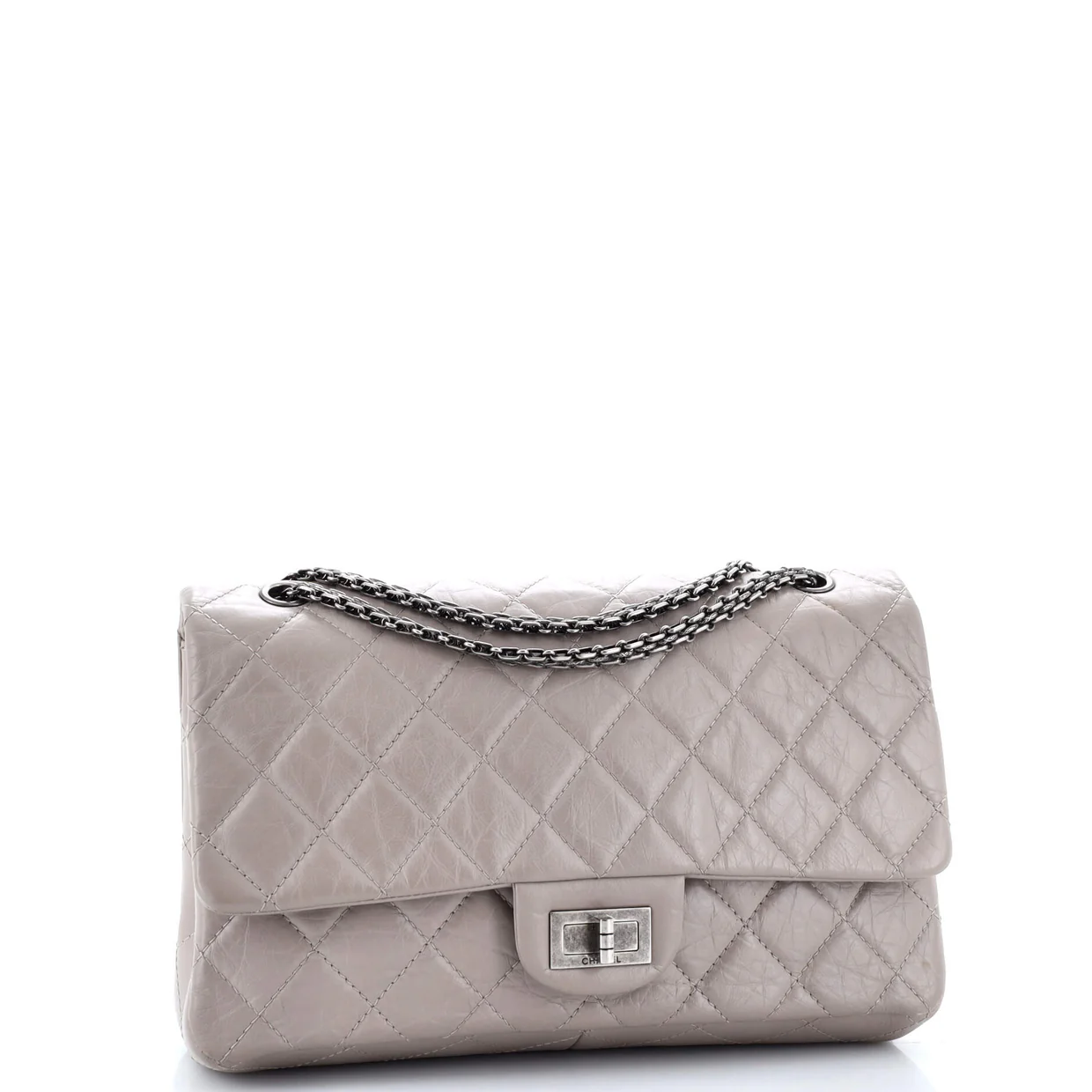 Reissue 2.55 Flap Bag Quilted Aged Calfskin 227 - Deep Luxury
