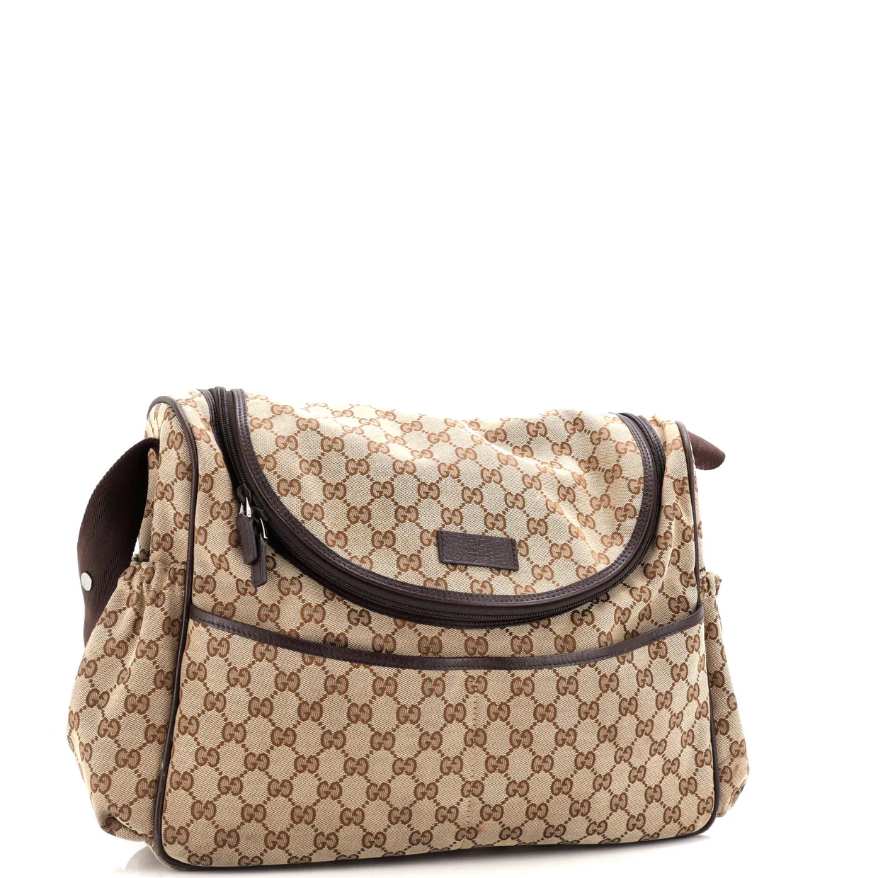 Diaper Crossbody Bag GG Canvas - Deep Luxury