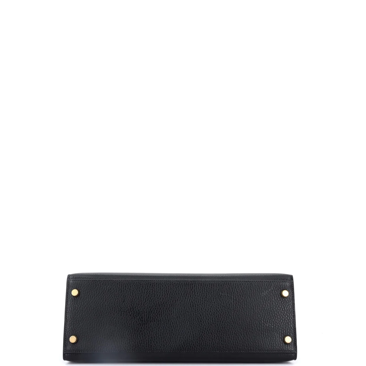 Kelly Handbag Noir Ardennes with Gold Hardware 32 - Deep Luxury