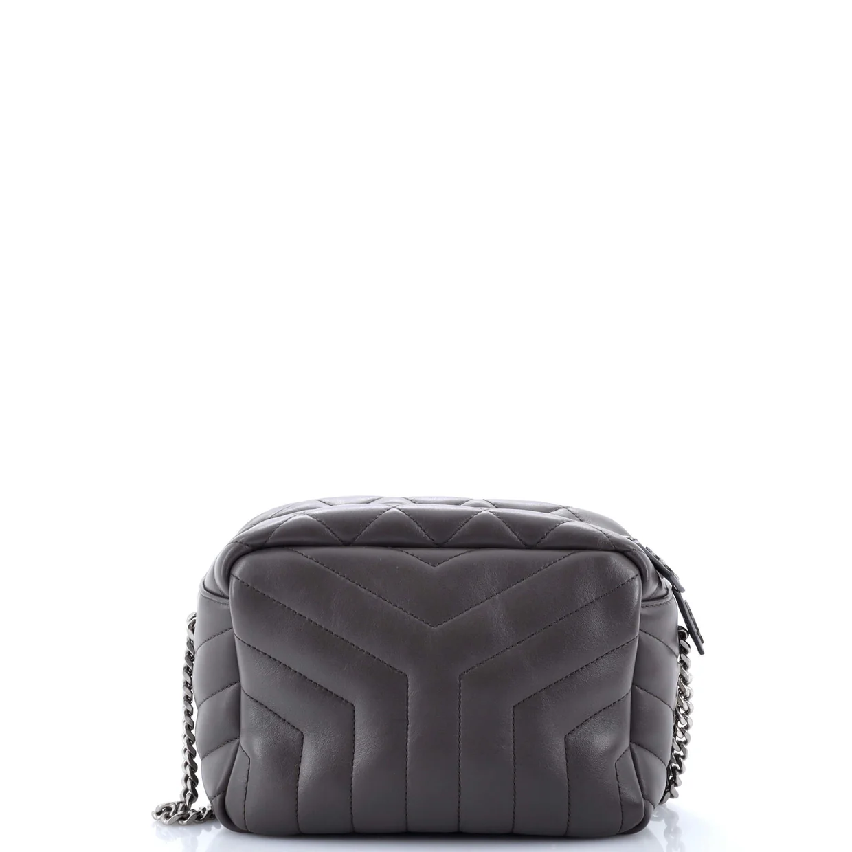 LouLou Bowling Bag Matelasse Chevron Leather Small - Deep Luxury