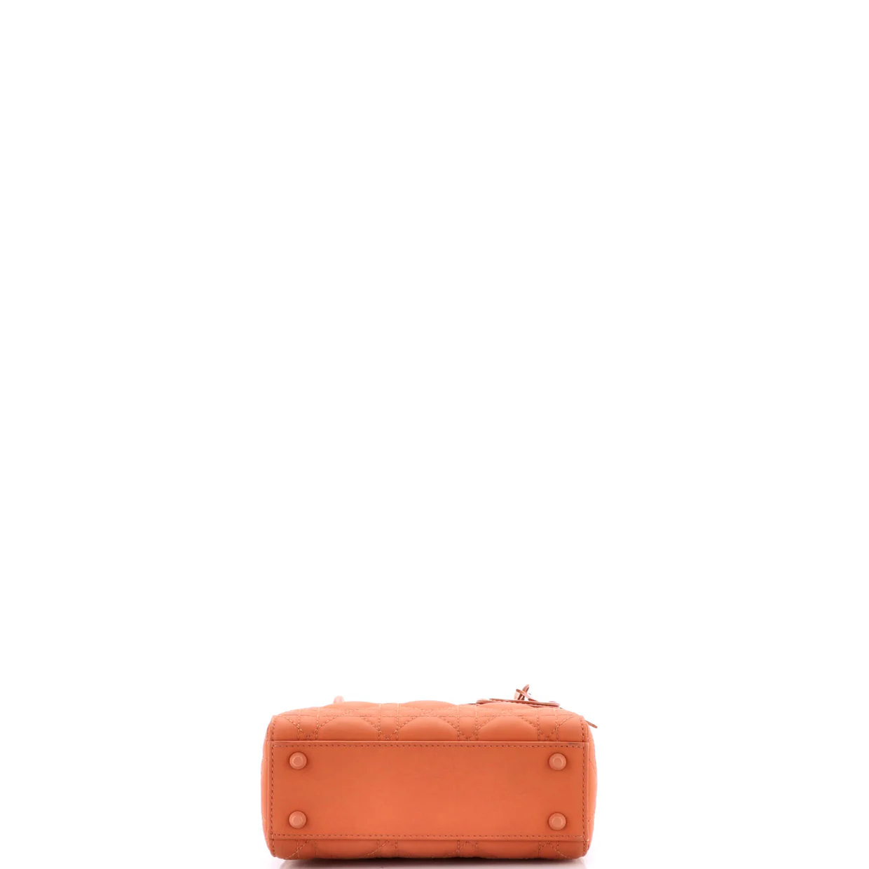 Ultra Matte Lady Dior Chain Bag Cannage Quilt Calfskin Mini - Deep Luxury