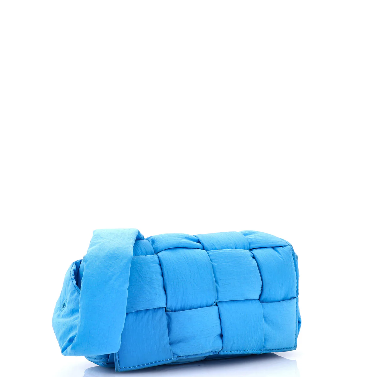 Cassette Belt Bag Padded Maxi Intrecciato Nylon Mini - Deep Luxury