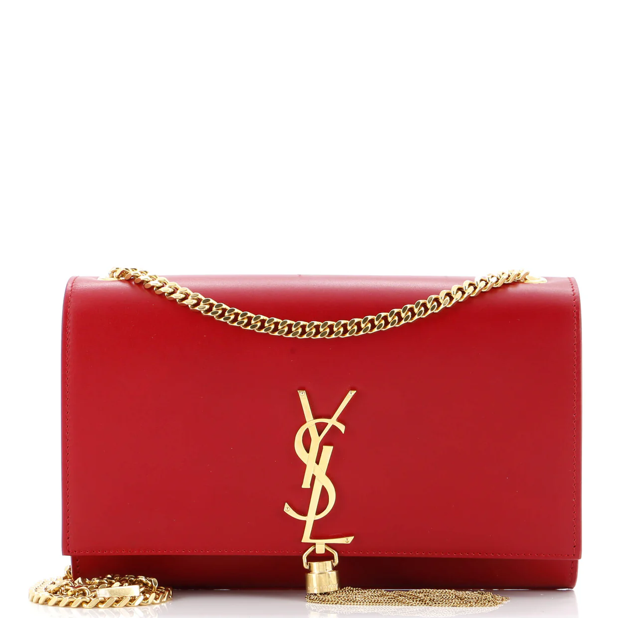 Classic Monogram Tassel Crossbody Bag Leather Medium - Deep Luxury