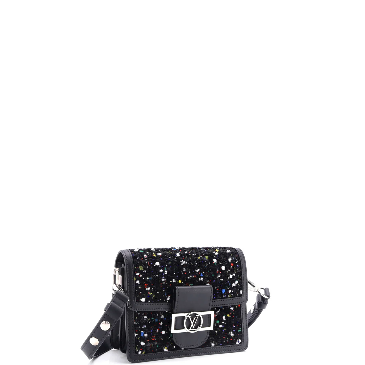 Dauphine Shoulder Bag Tweed Mini - Deep Luxury