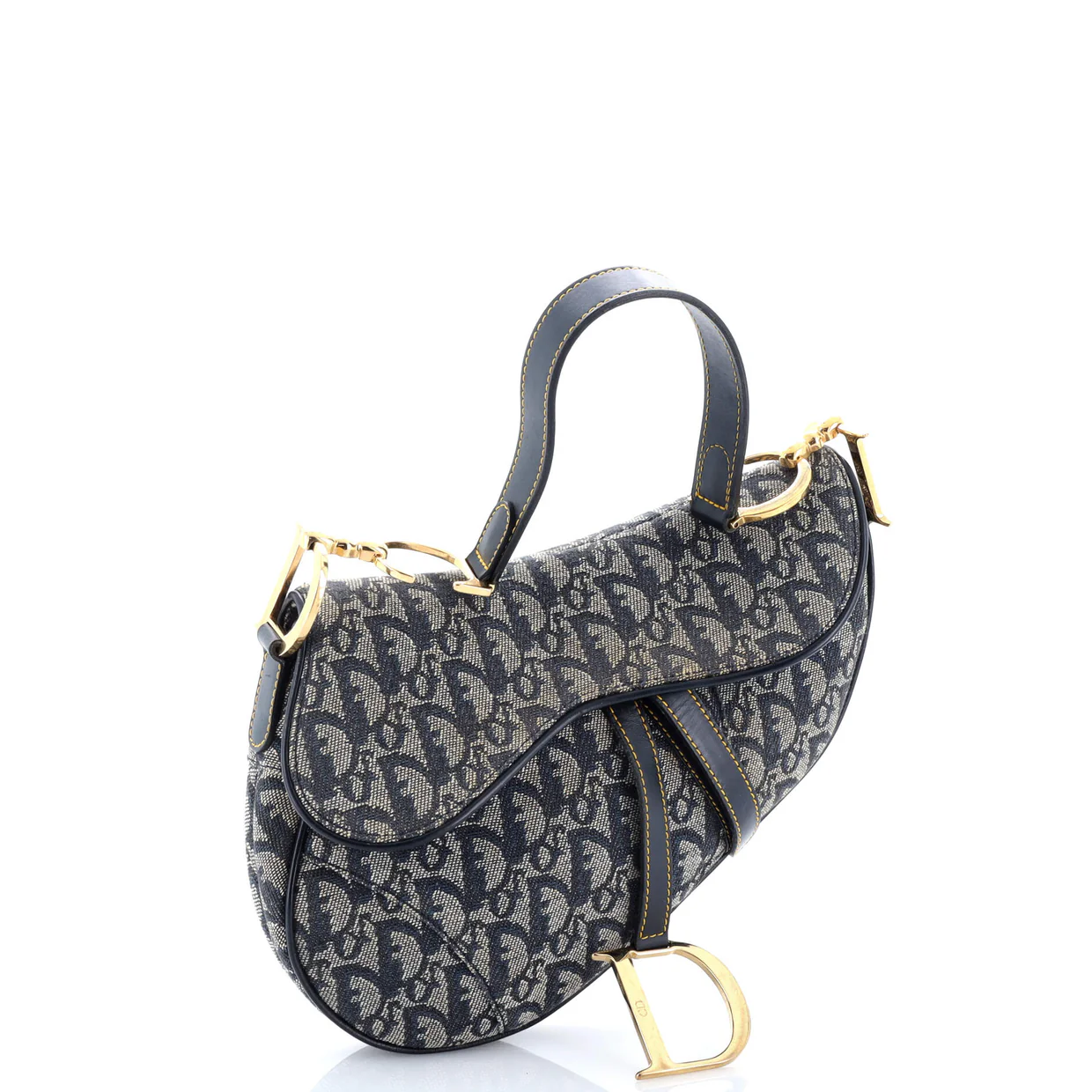 Vintage Saddle Bag Diorissimo Canvas Medium - Deep Luxury