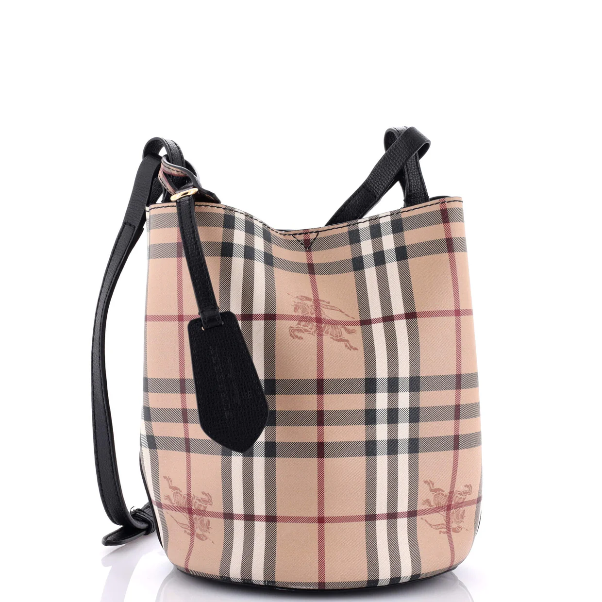 Lorne Bucket Bag Haymarket Coated Canvas Small - Deep Luxury