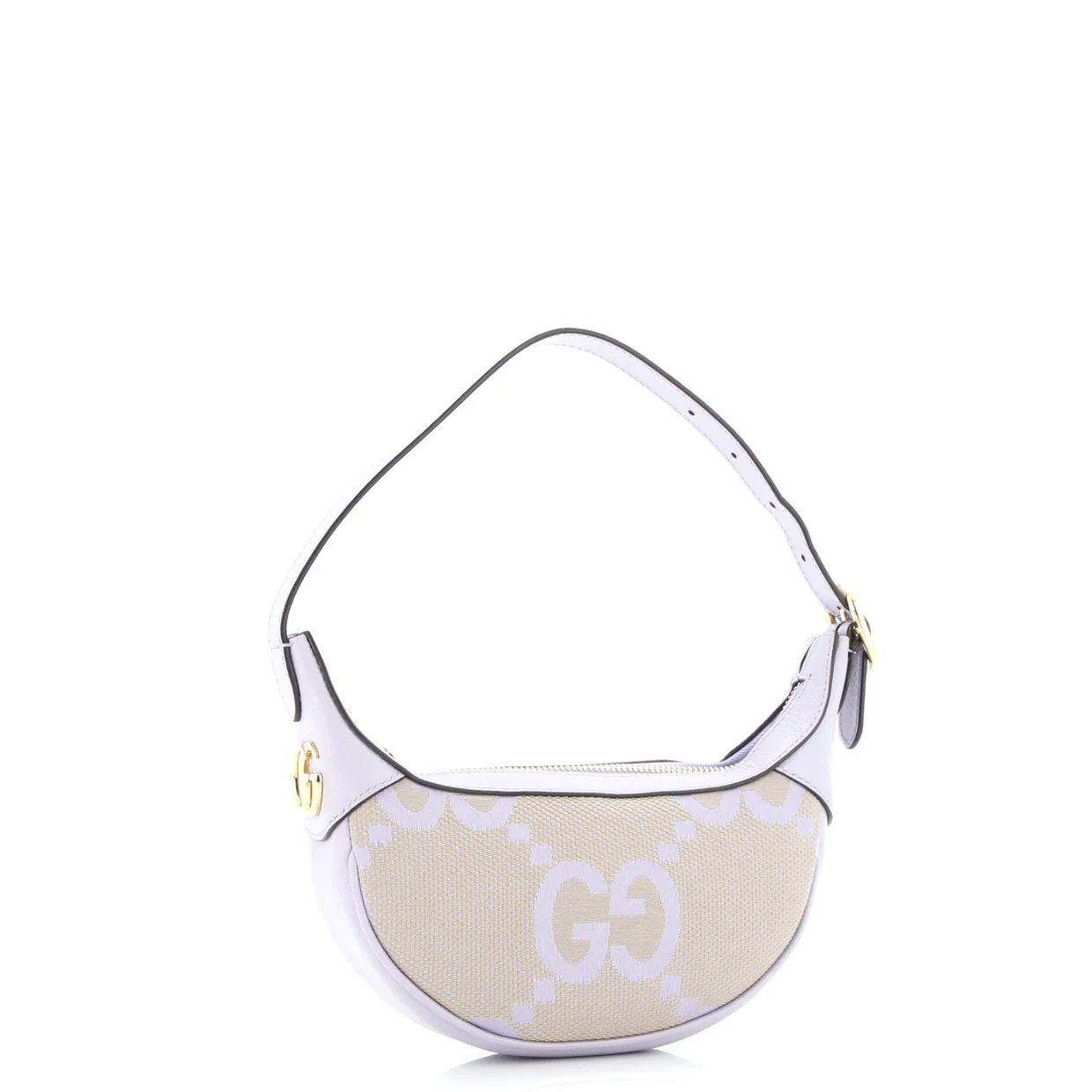 Ophidia Half Moon Bag Jumbo GG Canvas Mini - Deep Luxury