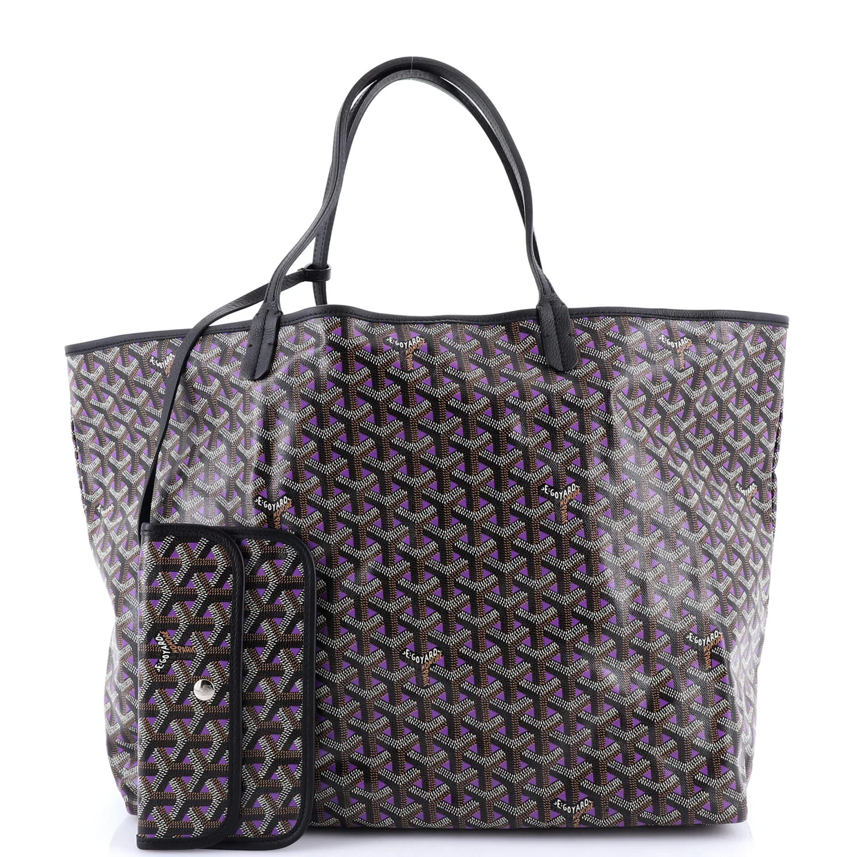 Saint Louis Tote Claire Voie Coated Canvas GM - Deep Luxury