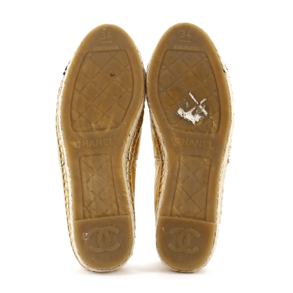 Women's CC Cap Toe Espadrilles Leather - Deep Luxury