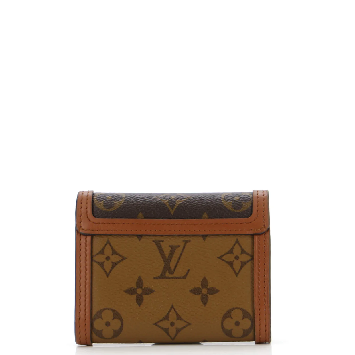 Dauphine Wallet Reverse Monogram Canvas Compact - Deep Luxury