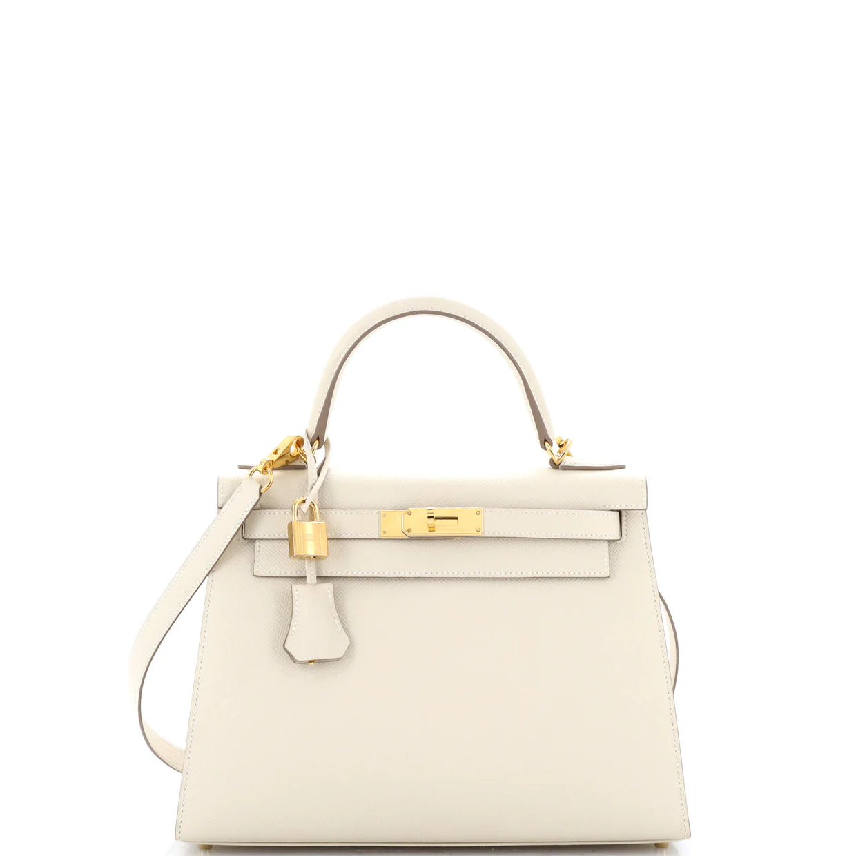 Kelly Handbag Light Epsom with Gold Hardware 28 - Deep Luxury