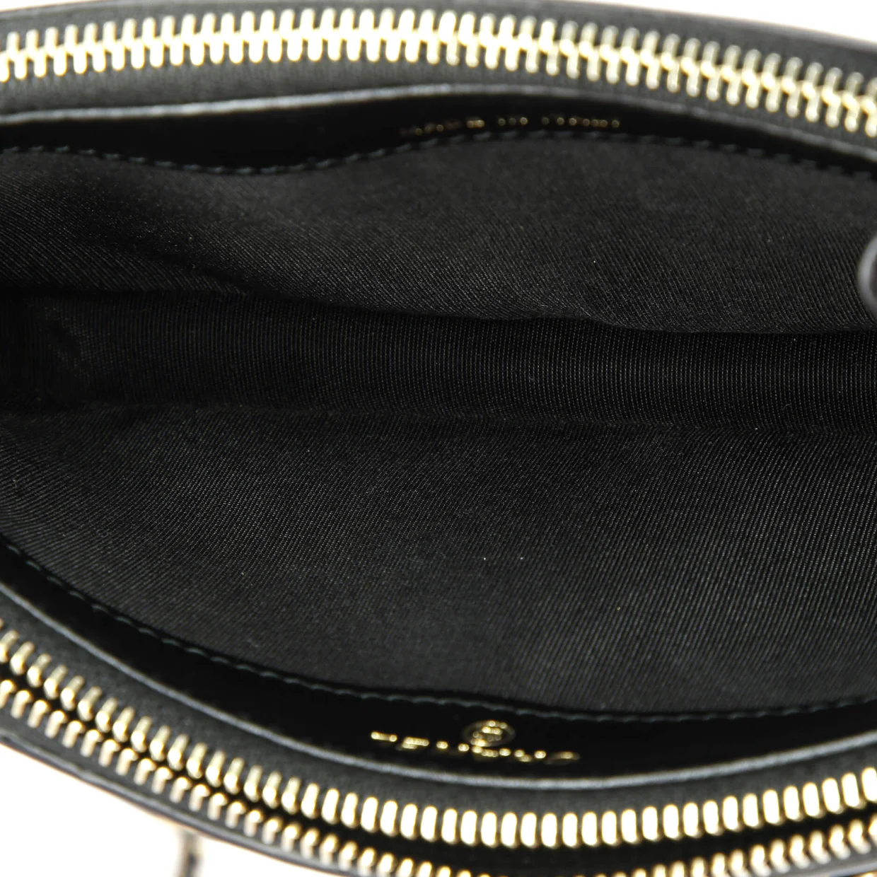 Filigree Double Zip Clutch with Chain Quilted Caviar - Deep Luxury