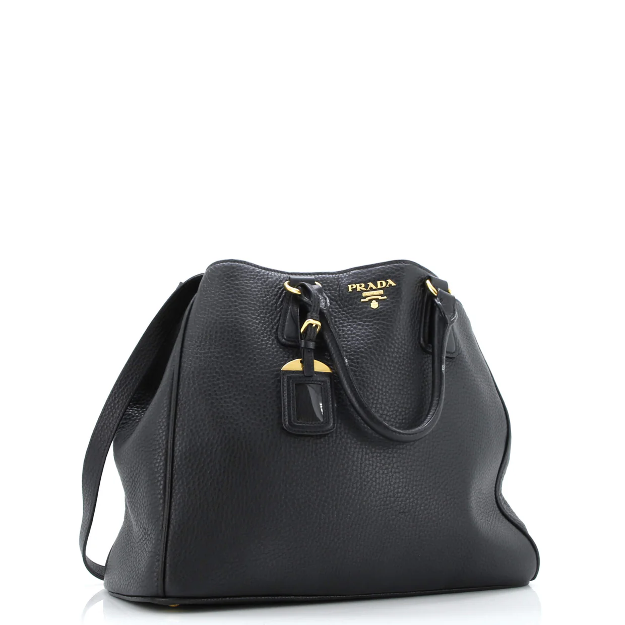 Convertible Open Tote Leather Large - Deep Luxury