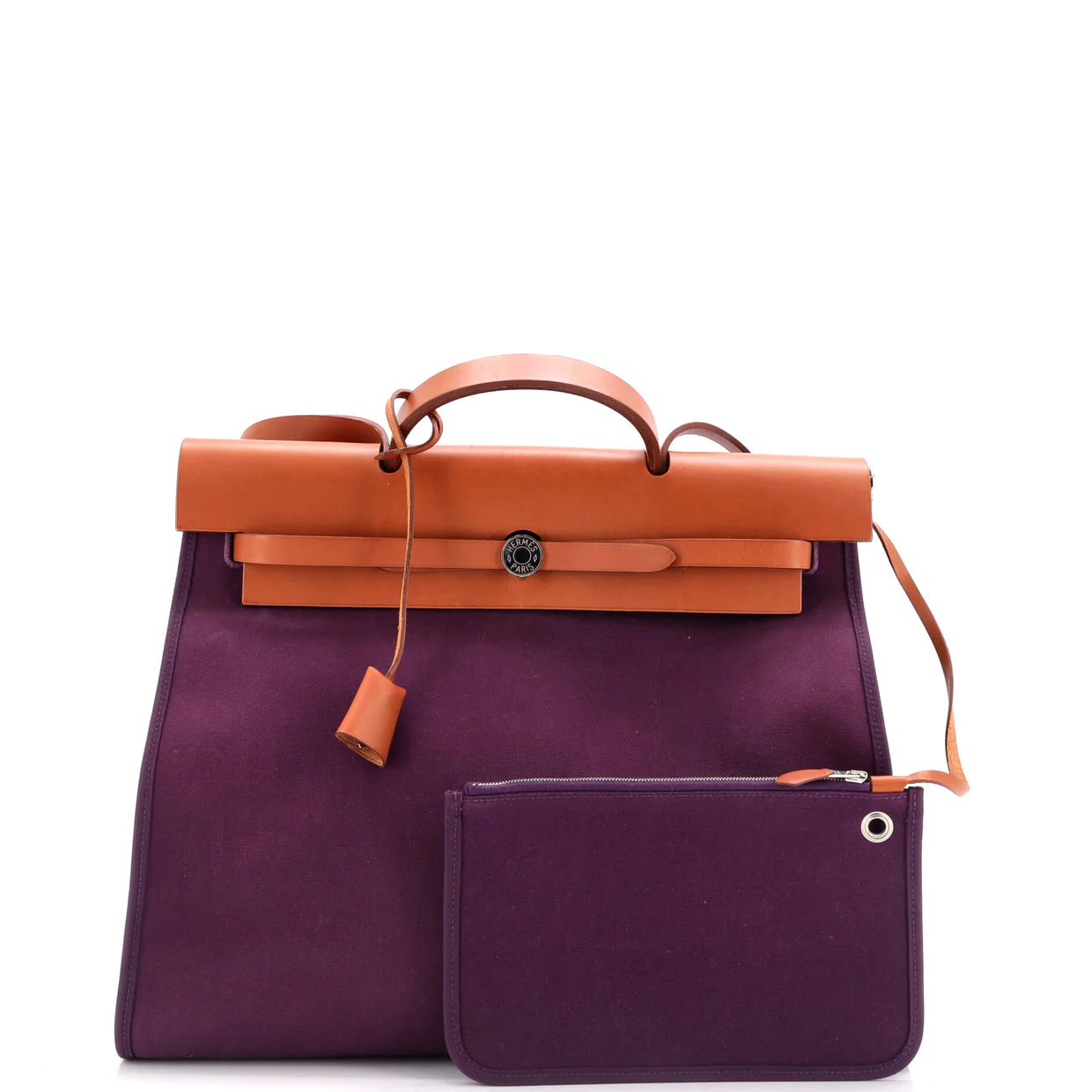 Herbag Zip Leather and Toile 39 - Deep Luxury