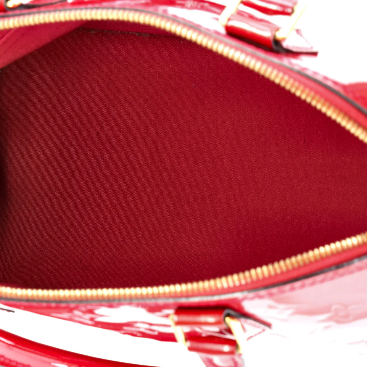 Alma Handbag Monogram Vernis PM - Deep Luxury