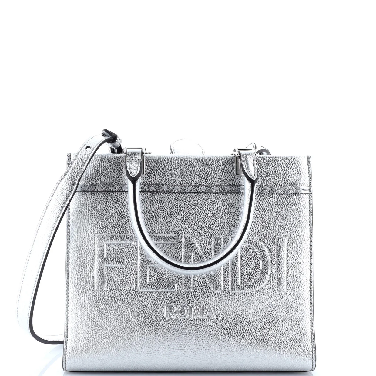 Sunshine Shopper Tote Leather Small - Deep Luxury