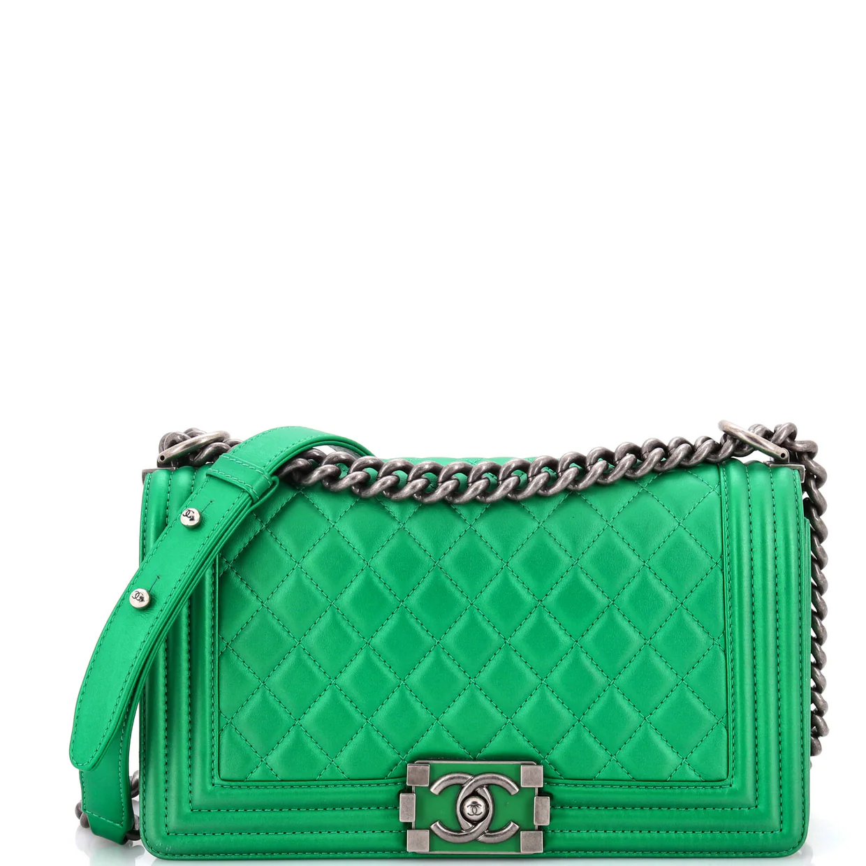 Boy Flap Bag Quilted Lambskin Old Medium - Deep Luxury