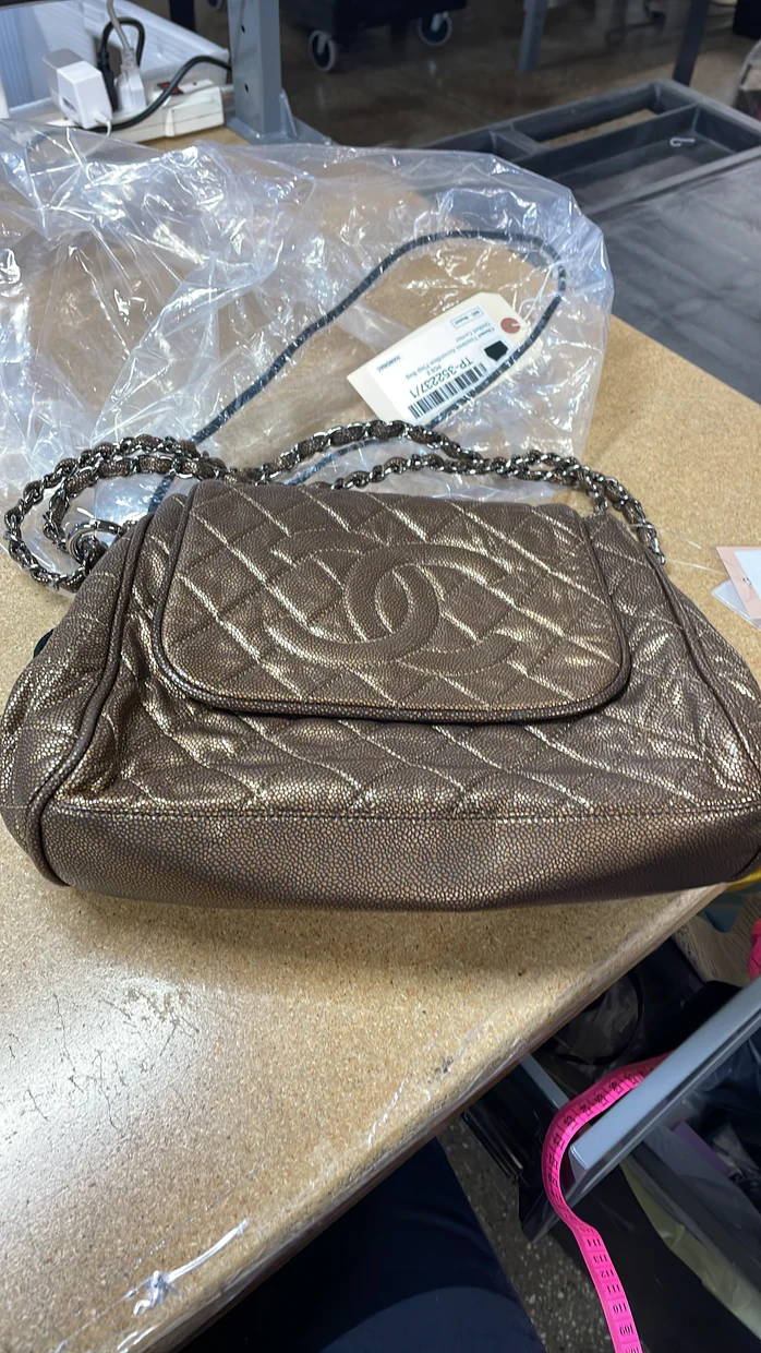 Timeless Accordion Flap Bag Quilted Caviar - Deep Luxury